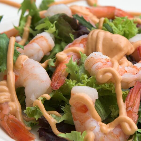 ensalada de gambas