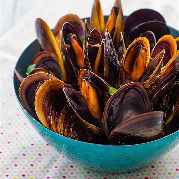 mejillones al vapor