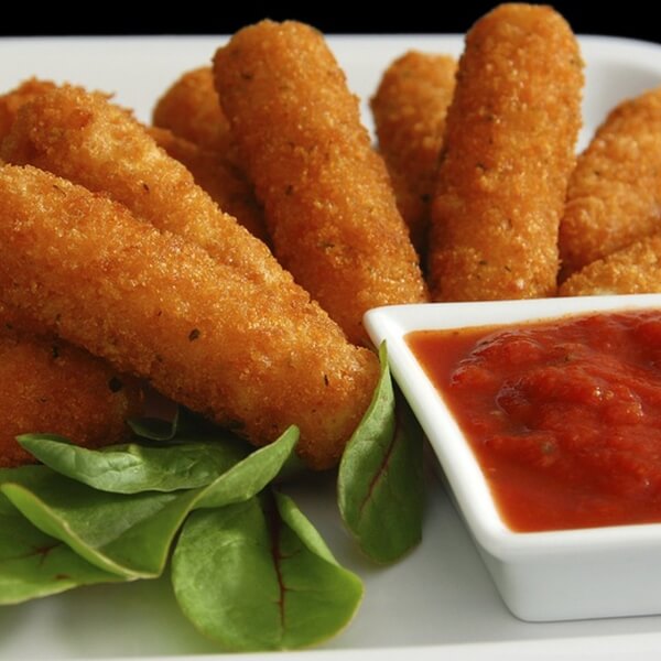 palitos de mozzarella